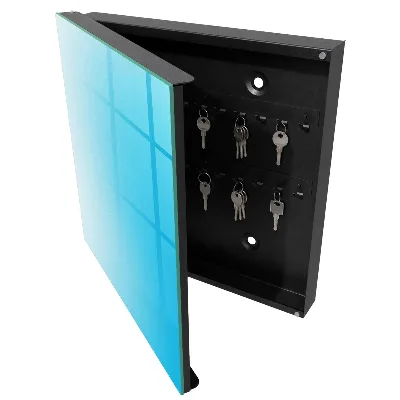 Blue gradient Wall mounted key box