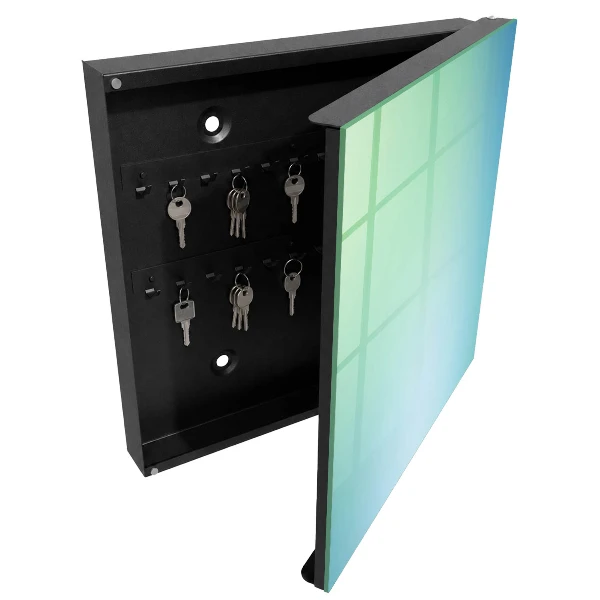 Colorful gradient Key box for wall