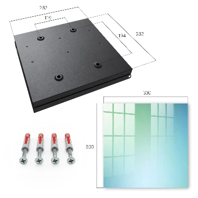 Colorful gradient Key box for wall