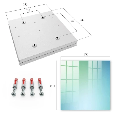 Colorful gradient Key box for wall