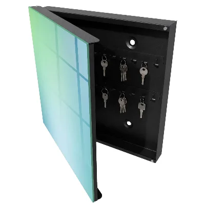Colorful gradient Key box for wall