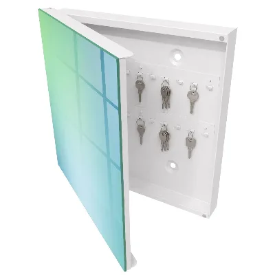 Colorful gradient Key box for wall