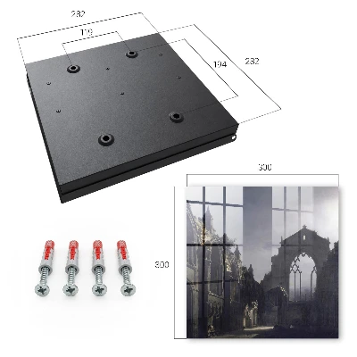 Mysterious ruins Wall mounted key box