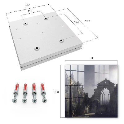 Mysterious ruins Wall mounted key box