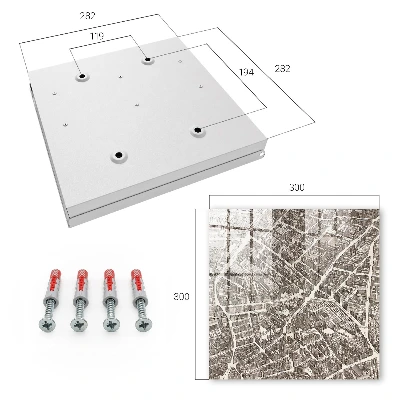 City map Key cabinet