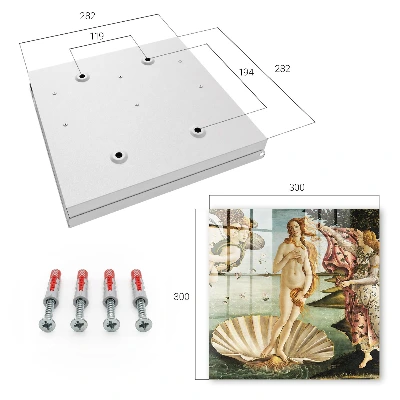 The Birth of Venus Key box for wall
