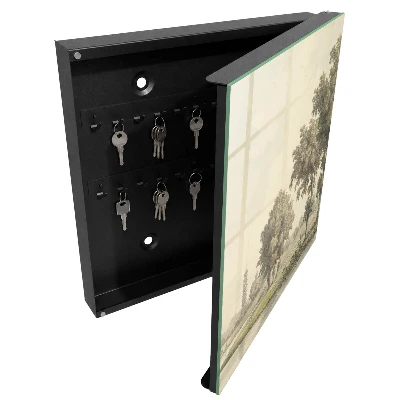 Key cabinet with a pagoda in the park design