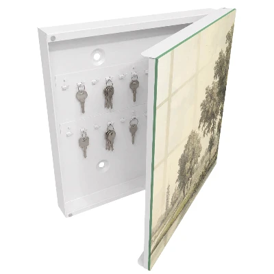Park with a pagoda Key cabinet