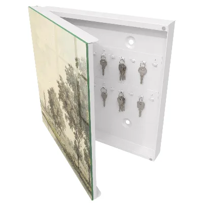 Park with a pagoda Key cabinet