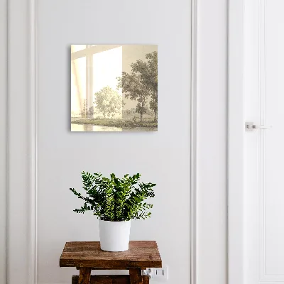 Park with a pagoda Key cabinet