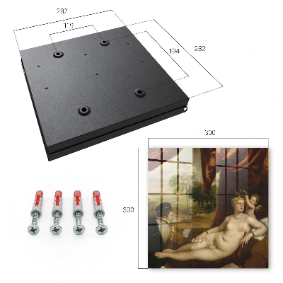 Titian Venus and the Lute Player Key box for wall