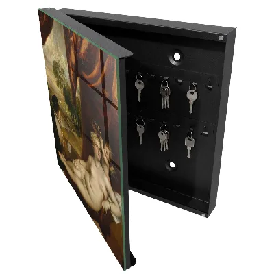 Titian Venus and the Lute Player Key box for wall