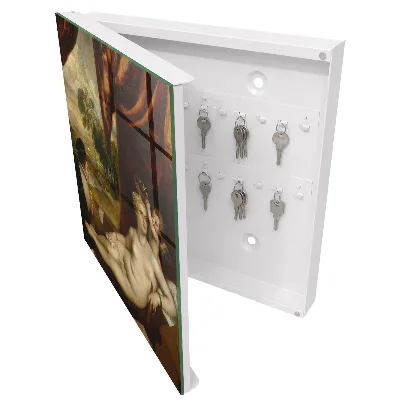 Titian Venus and the Lute Player Key box for wall