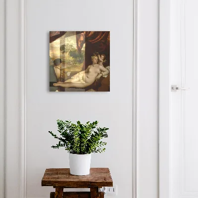 Titian Venus and the Lute Player Key box for wall