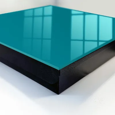 Wall-mounted key box cool turquoise