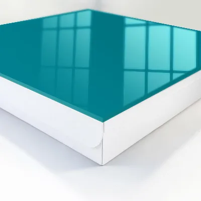 Cool turquoise Key box for wall