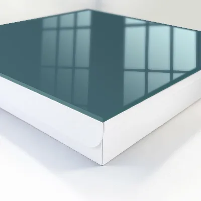 Muted turquoise Key box for wall