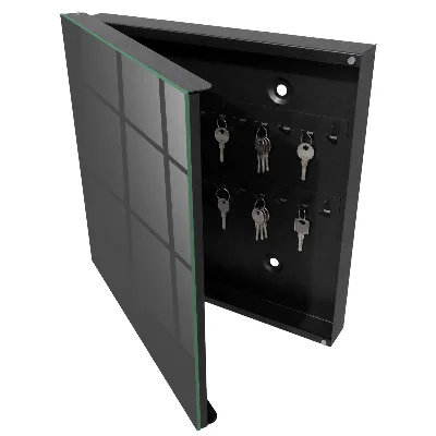 Dark grey Wall mounted key box