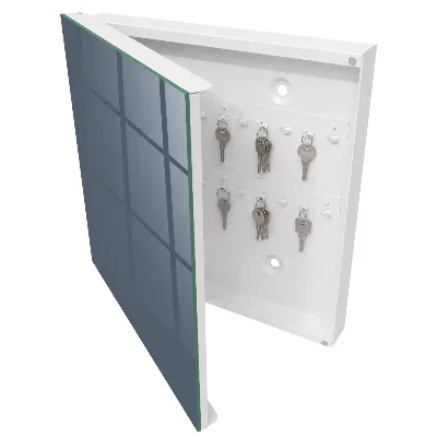 Cool grey Key box for wall