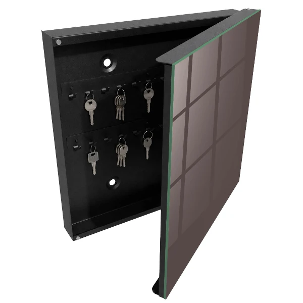 Faded brown Key cabinet