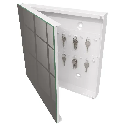 Dark grey Key box for wall