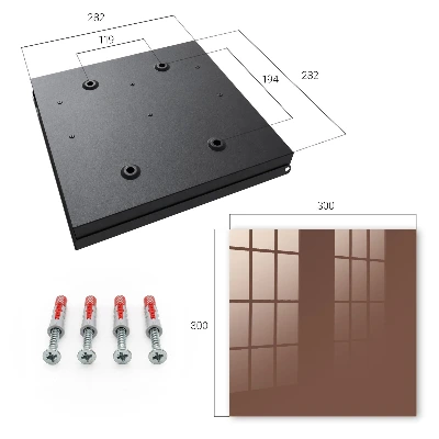 Brown color Wall mounted key box