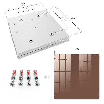 Brown color Wall mounted key box