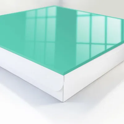 Vibrant mint Wall mounted key box