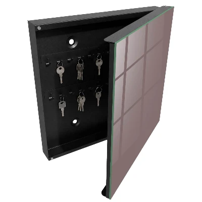 Key cabinet in ash brown