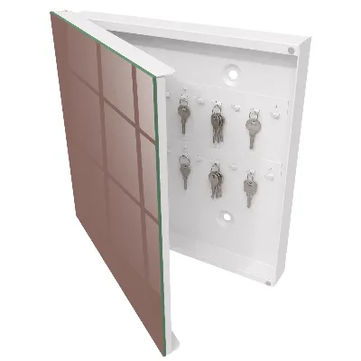 Pastel brown Key cabinet