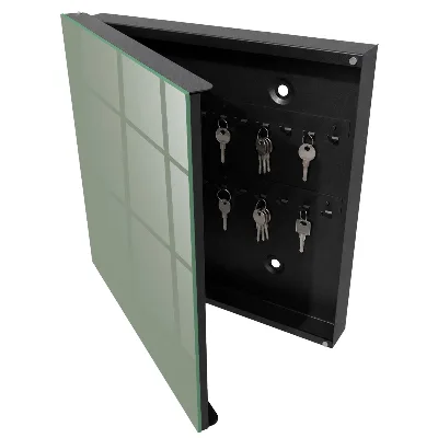 Key cabinet in sage