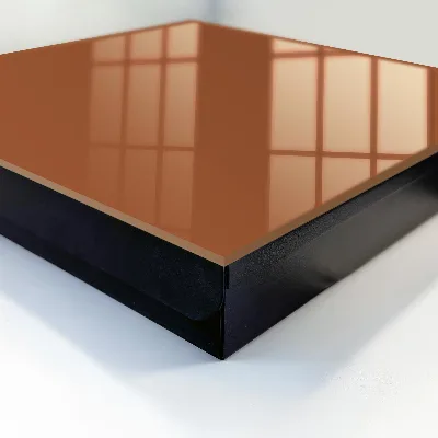 Dark orange Wall mounted key box