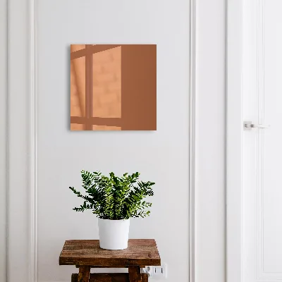 Dark orange Wall mounted key box
