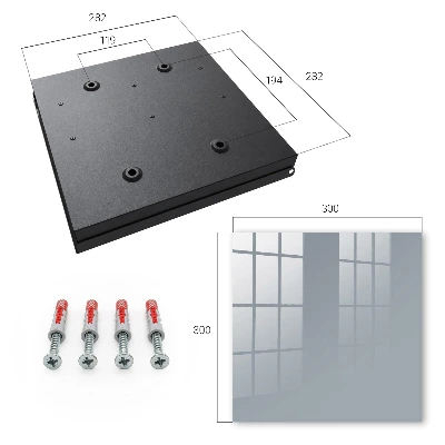 Grey Key box for wall