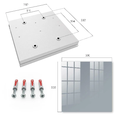 Grey Key box for wall