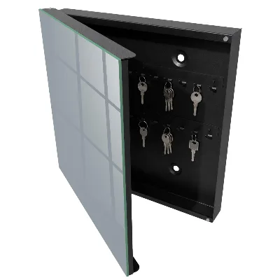 Grey Key box for wall