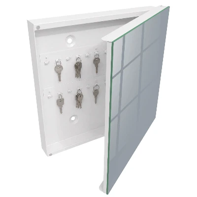 Grey Key box for wall