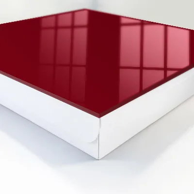 Vibrant burgundy Key cabinet