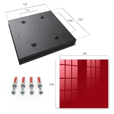 Light burgundy Key box for wall