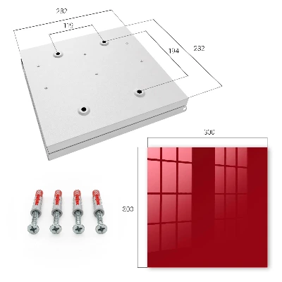 Light burgundy Key box for wall