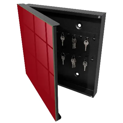 Light burgundy Key box for wall