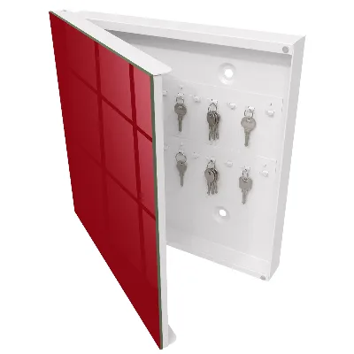 Light burgundy Key box for wall