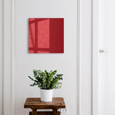 Wall-mounted key box light burgundy