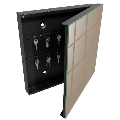 Light brown Wall mounted key box