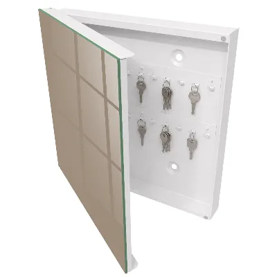 Light brown Wall mounted key box