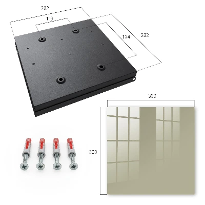 Dark cream Key box for wall