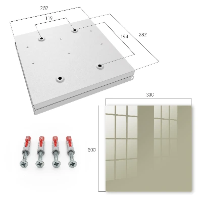 Dark cream Key box for wall