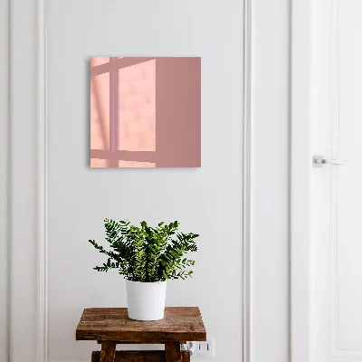 Wall mounted key box in vibrant burgundy