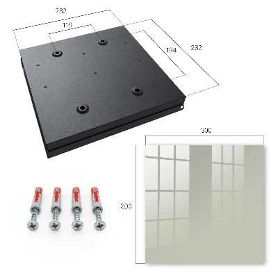 Warm grey Key cabinet