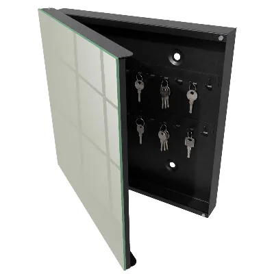 Key cabinet warm grey